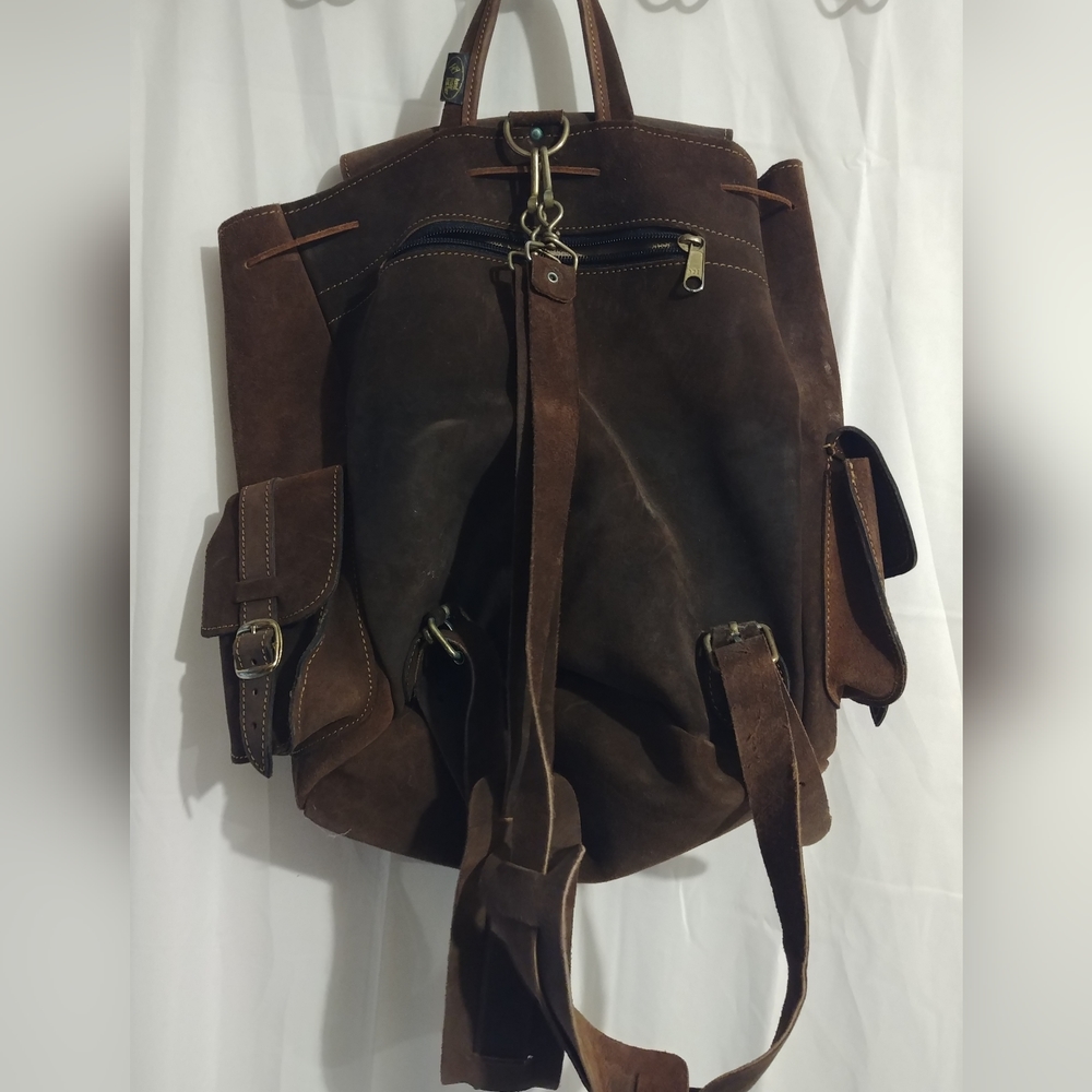 Leather Backpack Bag - image 2
